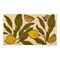 1'6" x 2'6" Honey Lemon Coir Mat Rectangle Indoor and Outdoor Coir Door Welcome Mat
